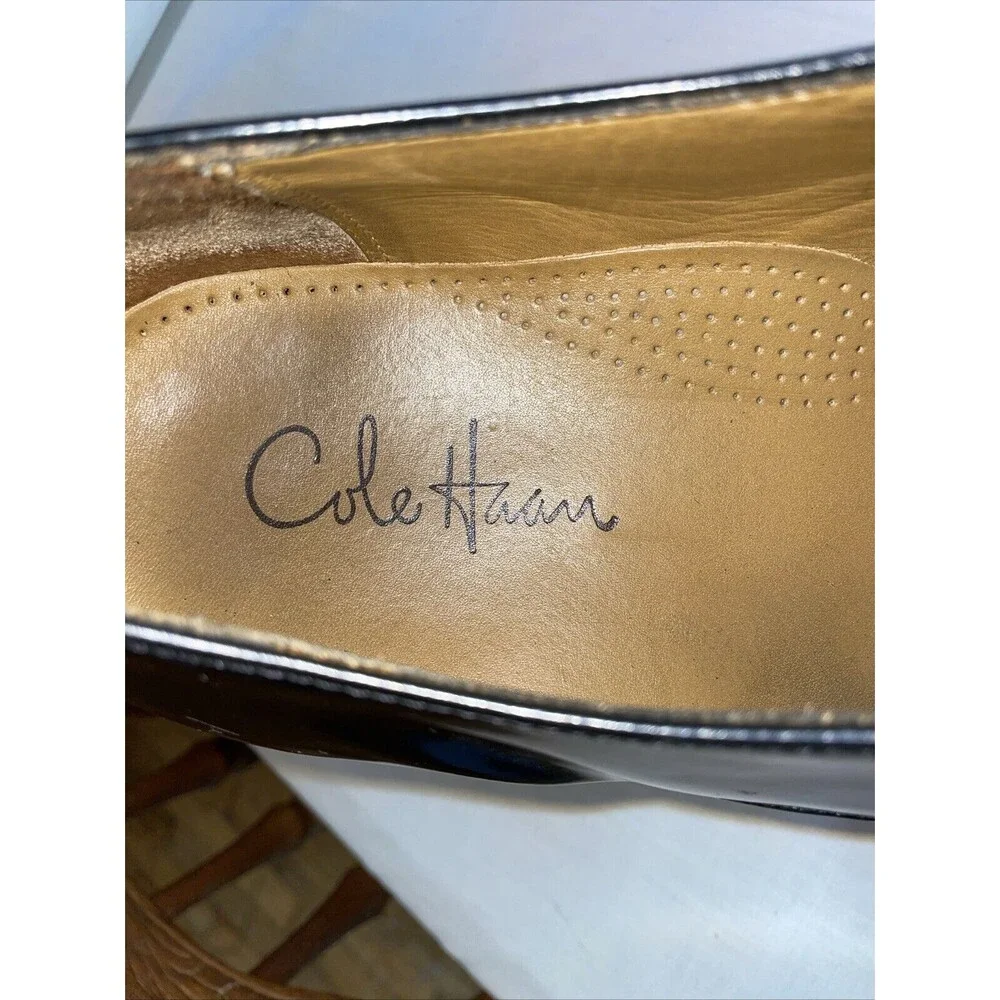 Cole Haan Men’s Captoe Dress Shoes Size 12 D Black Leather Business Formal City